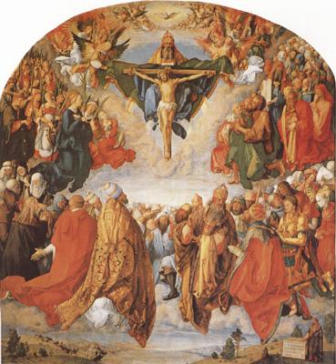 Albrecht Durer The Adoration of the Trinity (mk08)